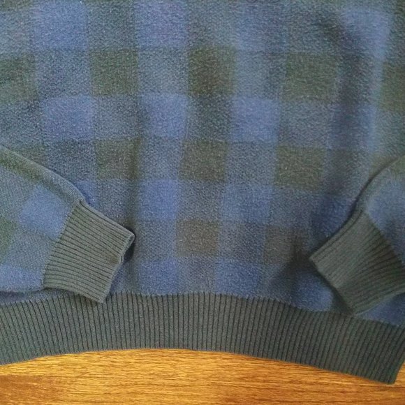Original Penguin Men's Plaid Sweater with Monogram - Picture 3 of 3